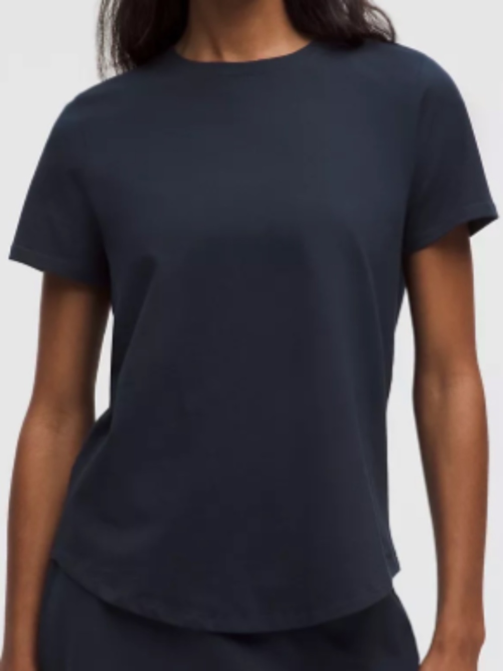 Lululemon Love Crew Short Sleeve T-Shirt, True Navy, Size 8